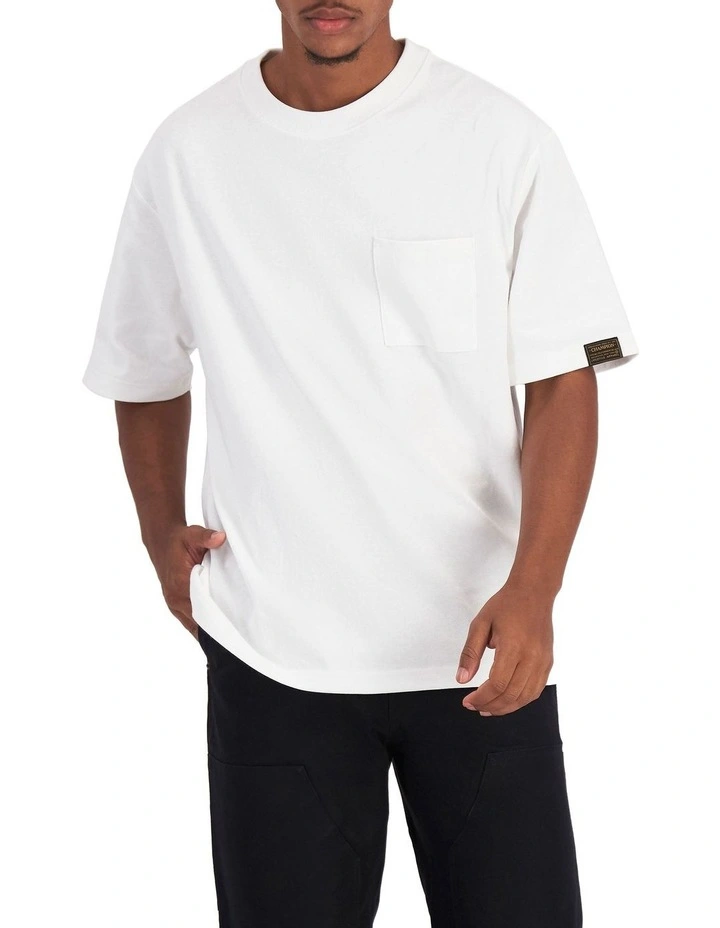 Elemental Jersey Tee in White