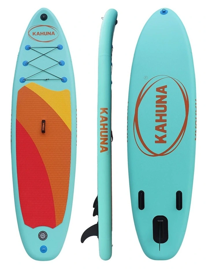 10.6ft Hana Inflatable Stand Up Paddle Board With iSUP Paddle in Blue Multi