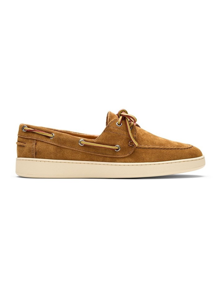 Sol Suede Boat Shoes in Tan