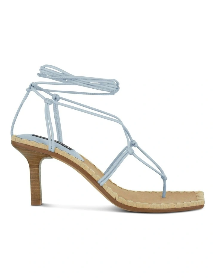 Maya Heeled Sandals in Blue