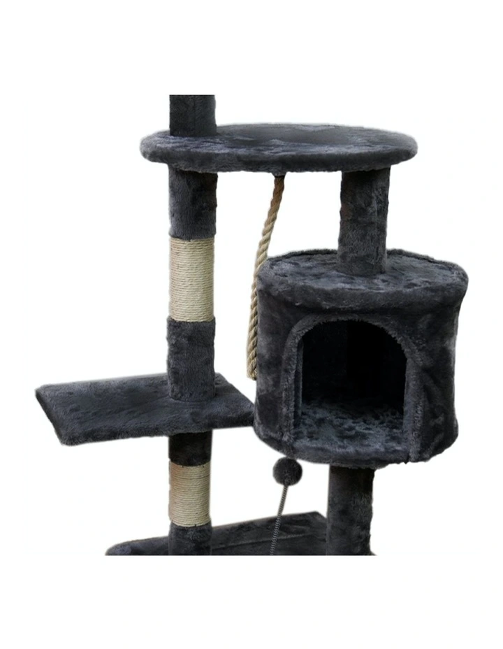 Cat Tree Scratching Post 110cm Dark Grey
