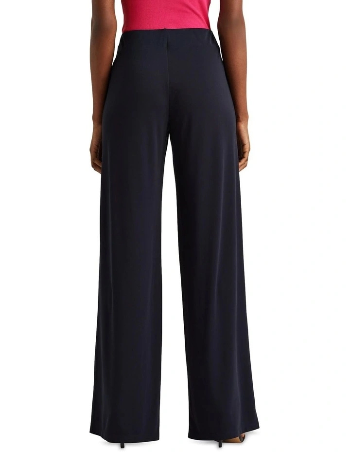 Stretch Jersey Wide-Leg Pant