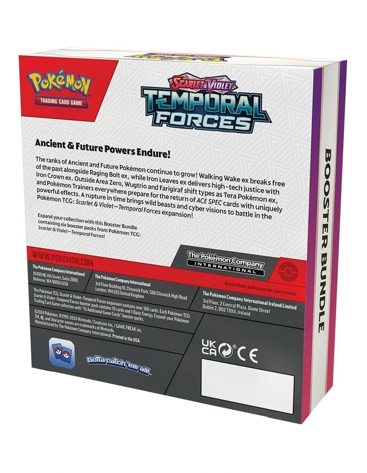 TCG: Scarlet and Violet - Temporal Forces Booster Bundle