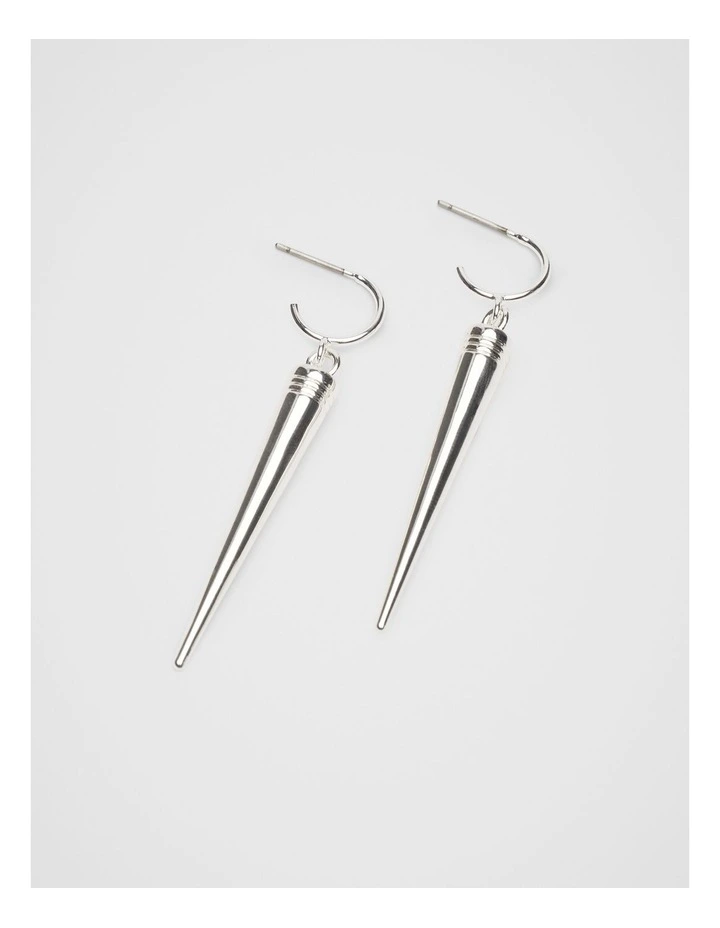 Drop Earrings in Silver