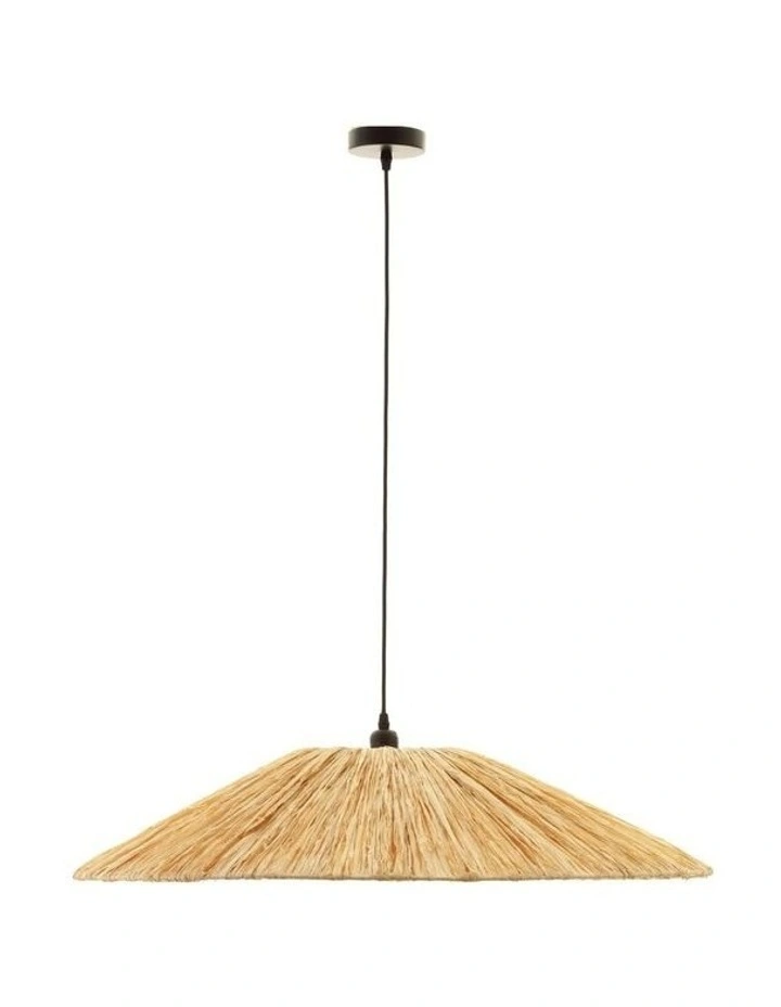Lucia Raffia Pendant Light Large