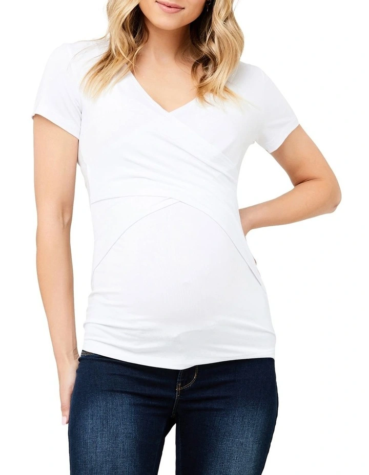 Embrace Nursing Tee in White