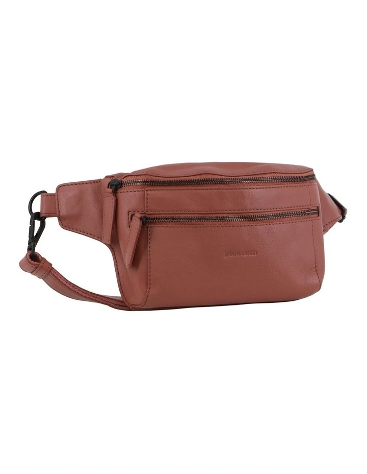Leather 3-Way Sling Bag in Rose