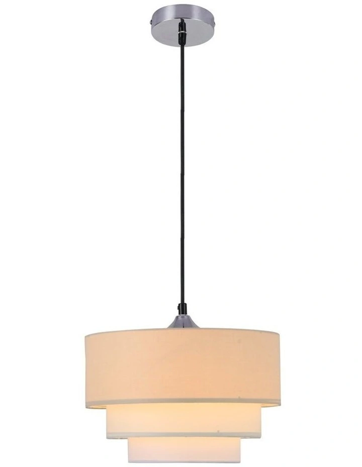 Isabelle 1LT Pendant Off White