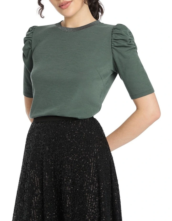 Frances Babywool Top in Green