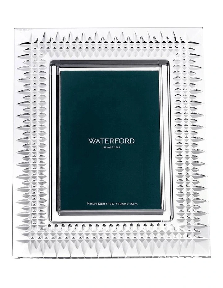 Lismore Diamond Picture Frame 4x6inch in Clear