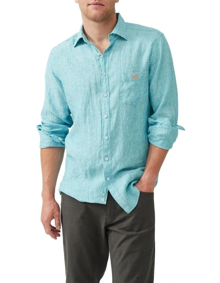 Coromandel 2 Shirt in Washed Teal