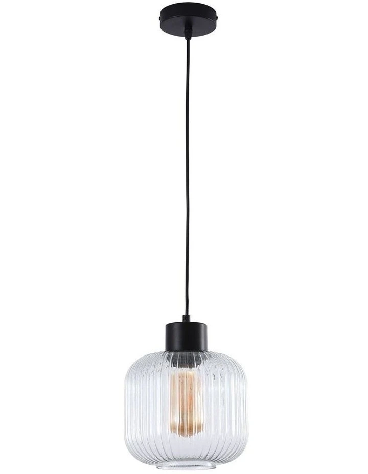 Miller Pendant Light 20cm Black
