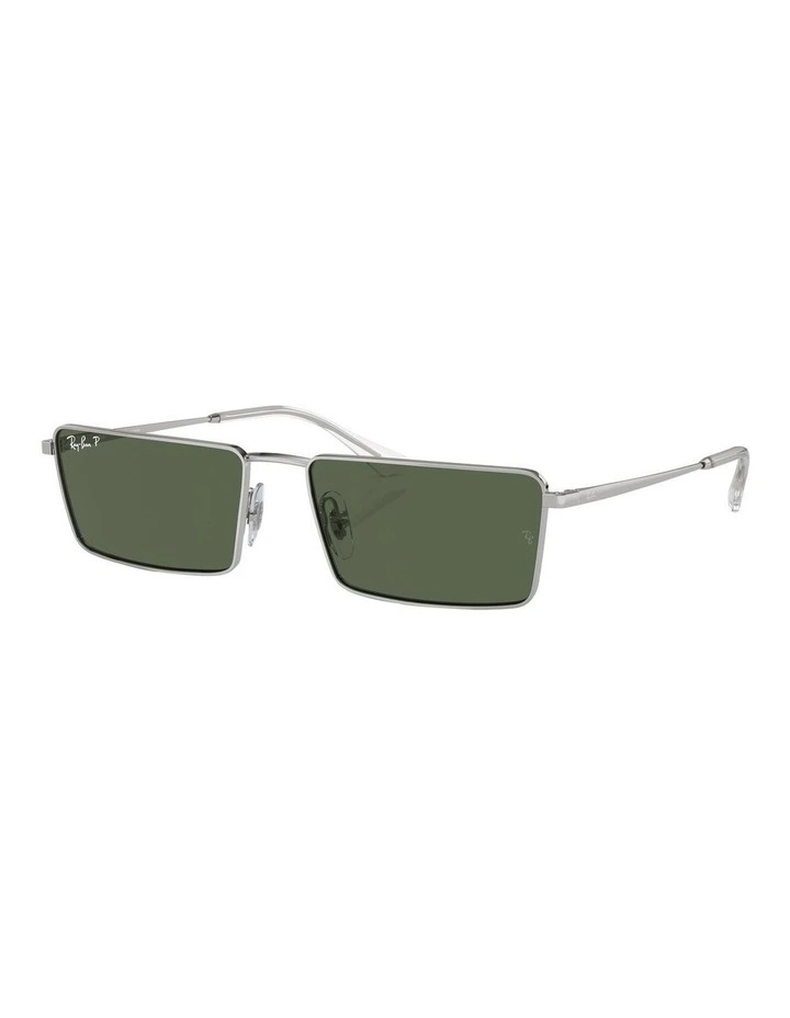 Emy Bio-Based Polarised Sunglasses in Silver