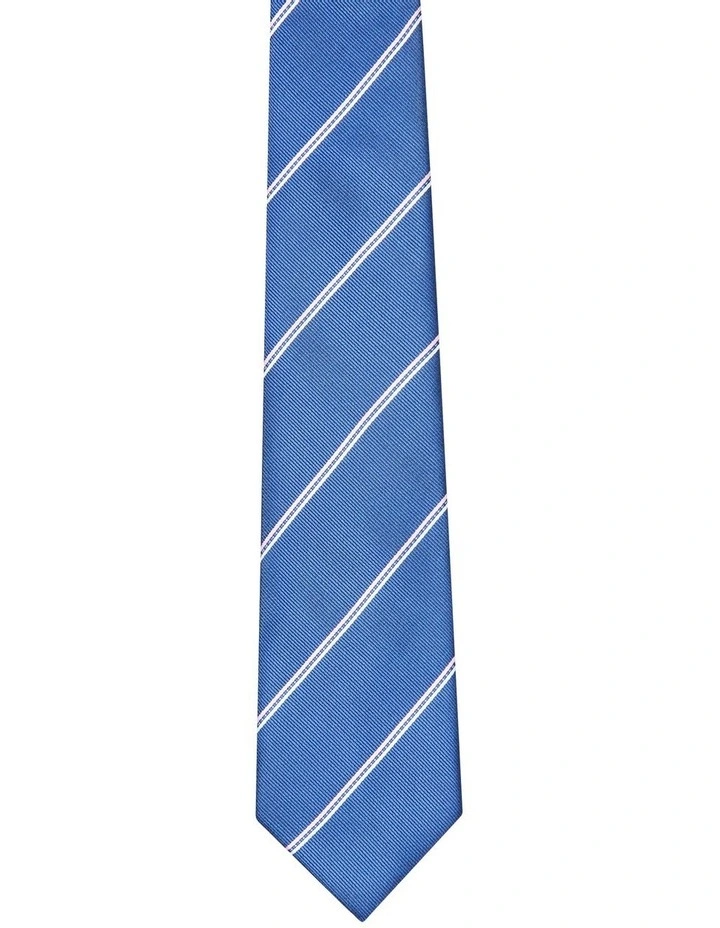 Stripe Tie in Navy