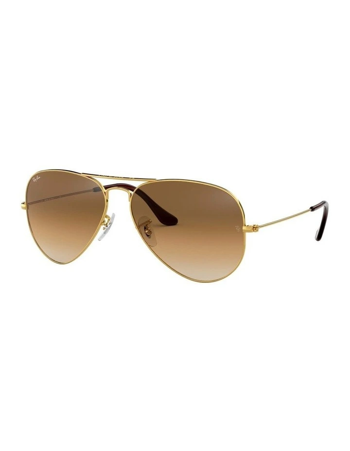 Aviator Gradient Gold RB3025 Sunglasses