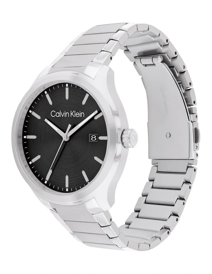 Define Stainless Steel Watch in Black