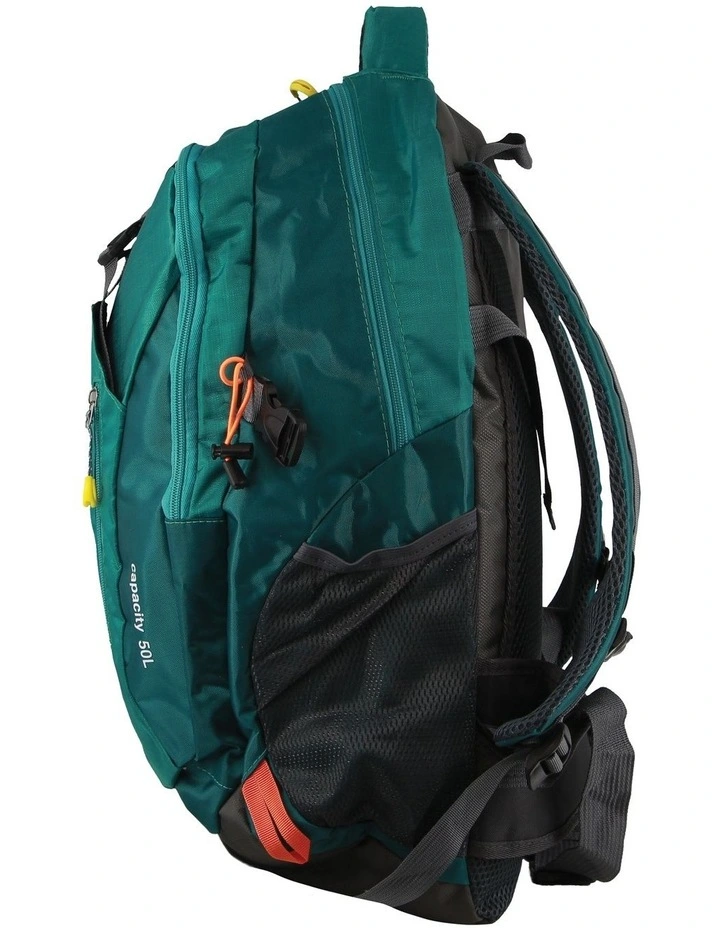 Nylon Travel and Sport Medium Backpack in Green