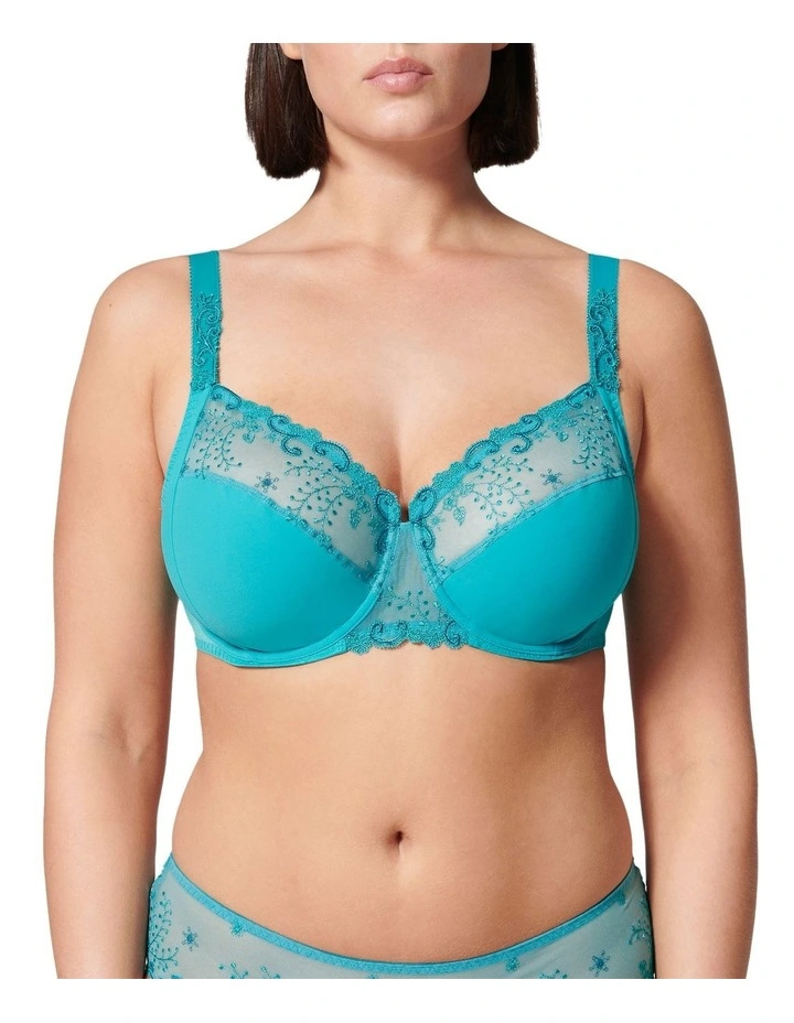 Delice Full Cup Control Bra in Blue