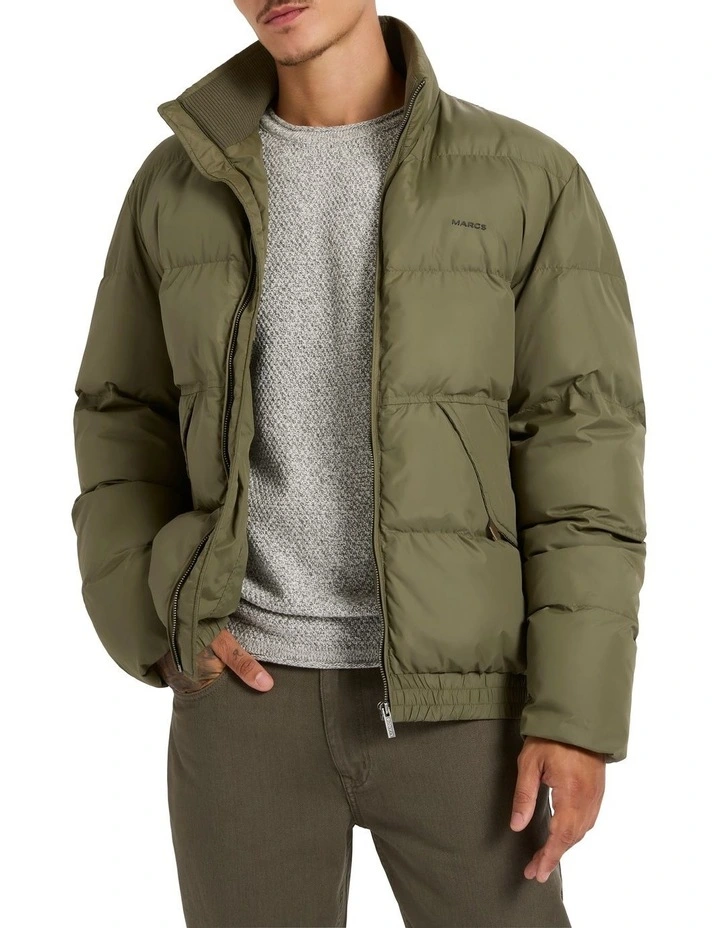 Phil Oversized Puffer Jacket in Tarmac