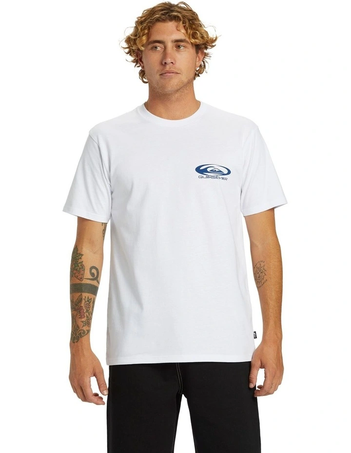 Orbital Oversized Short Sleeve T-Shirt in White