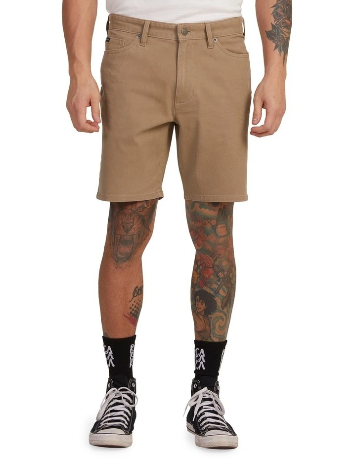 Daggers Twill Shorts in White