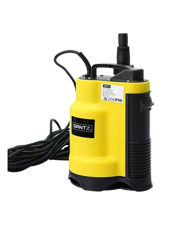 Water Submersible Pump 750W in Yellow