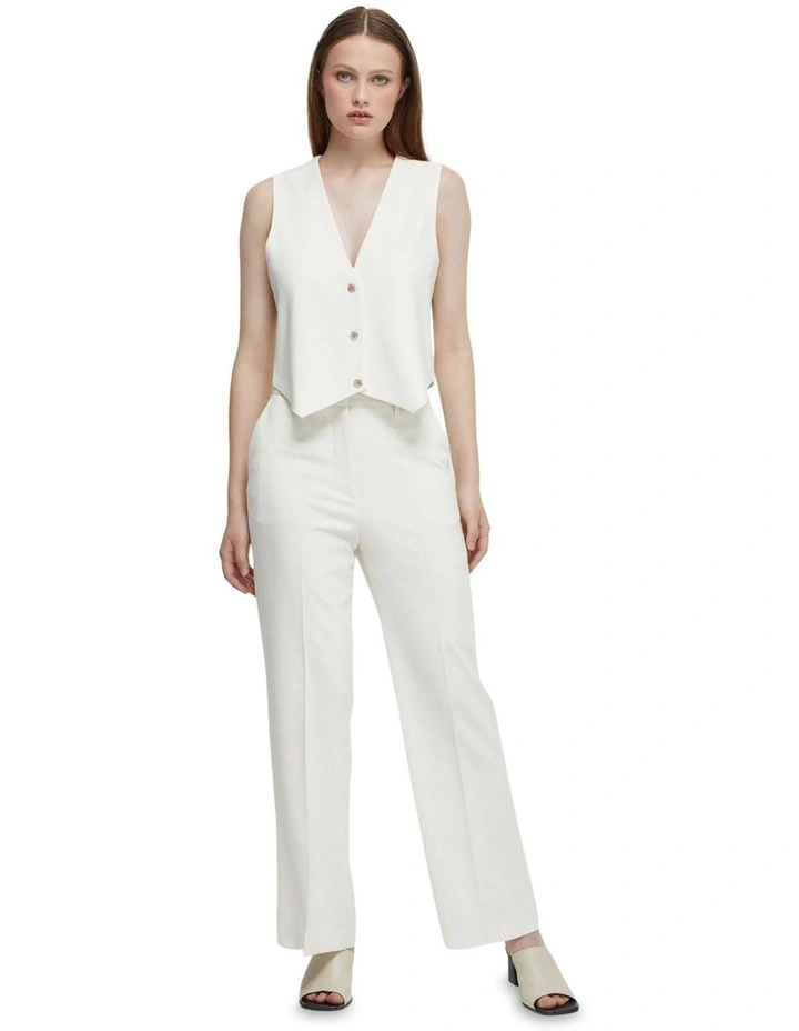 Vienna Suit Waistcoat in Ivory