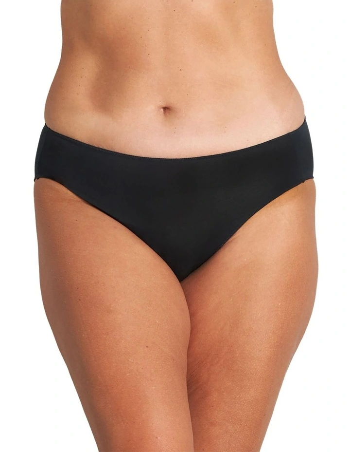 Au Naturel High Cut Brief in Black