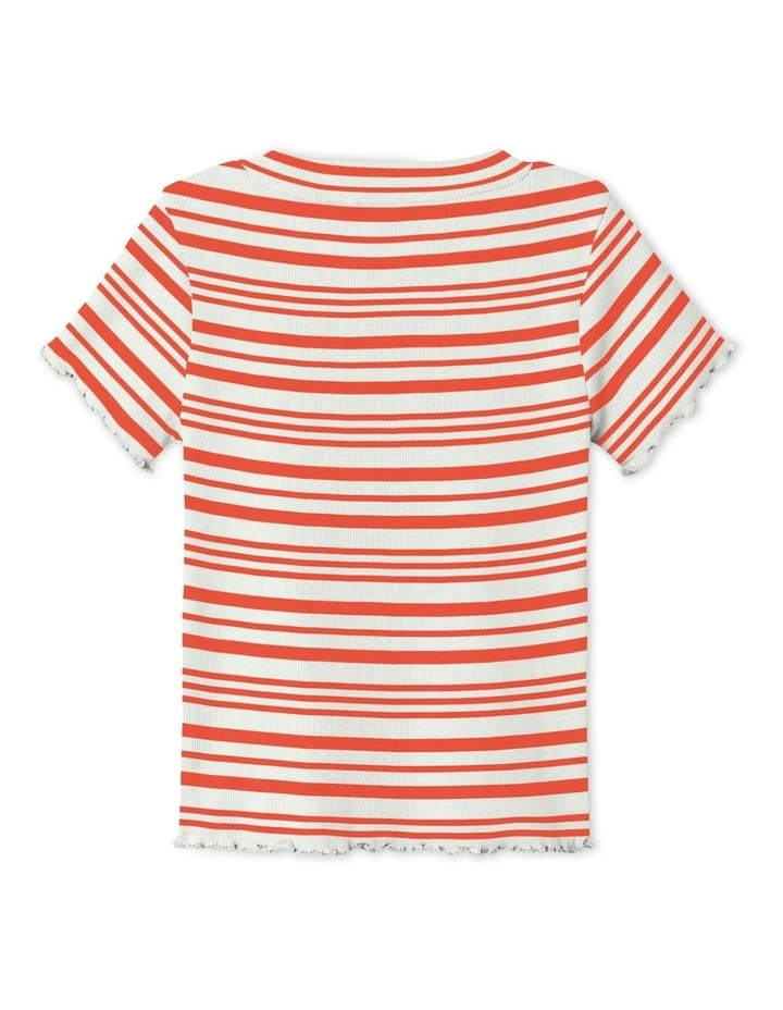 Emma Slim Top in Orange