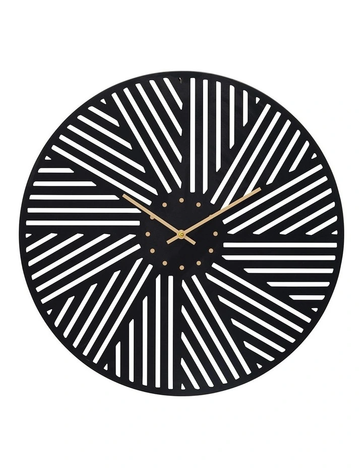 Jacob Wall Clock 50cm in Black