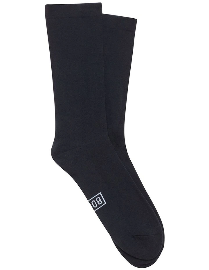 Mens Legendary Circulation Socks 2 Pack in Black