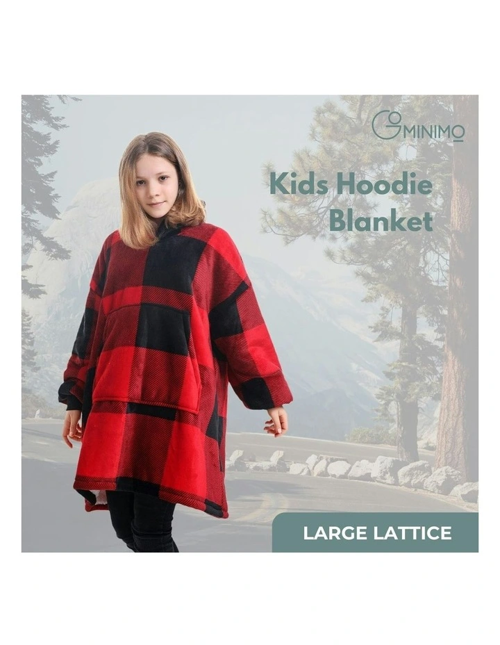Soft Hoodie Blanket in Assorted