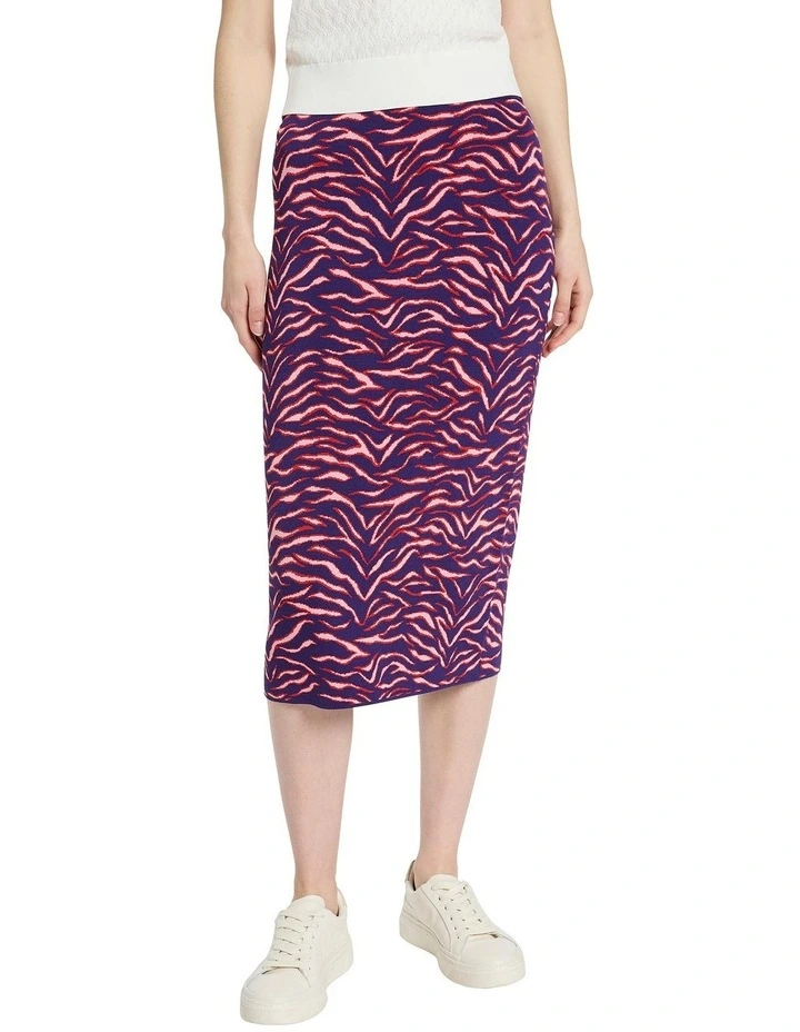 Since You've Queen Gone Skirt in Multi
