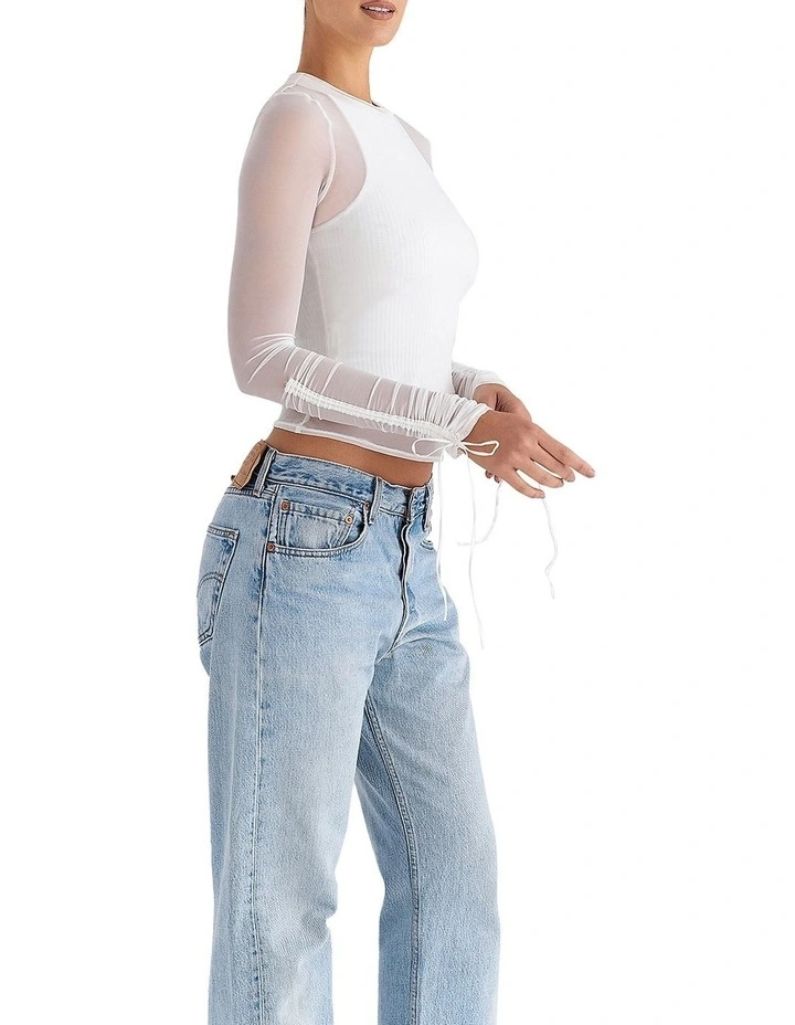 Layered Top in White