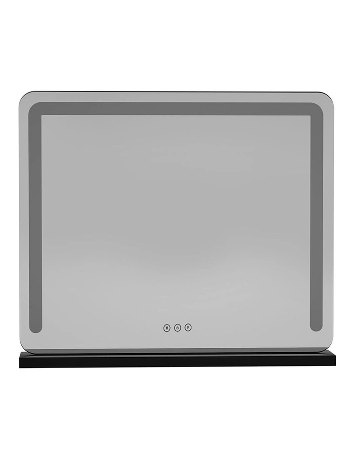 Hollywood Makeup Mirror with LED Lights 50X60CM in Black