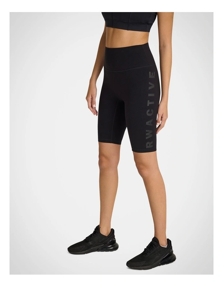 Luxesoft Logo Bike Shorts in Black