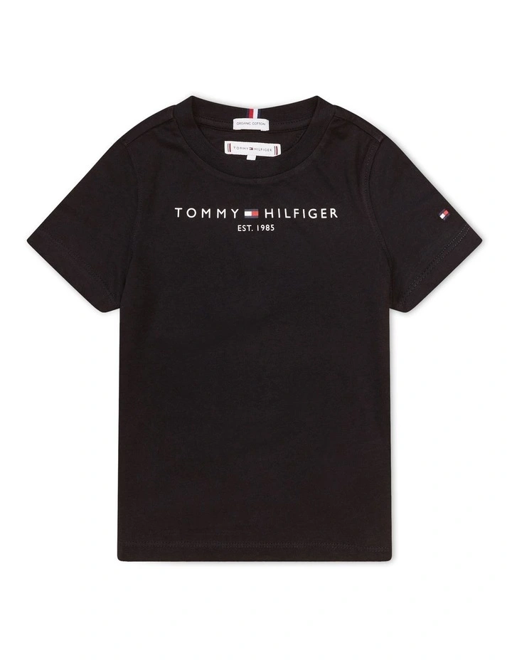 Essential Tee (8-16 Years) in Black