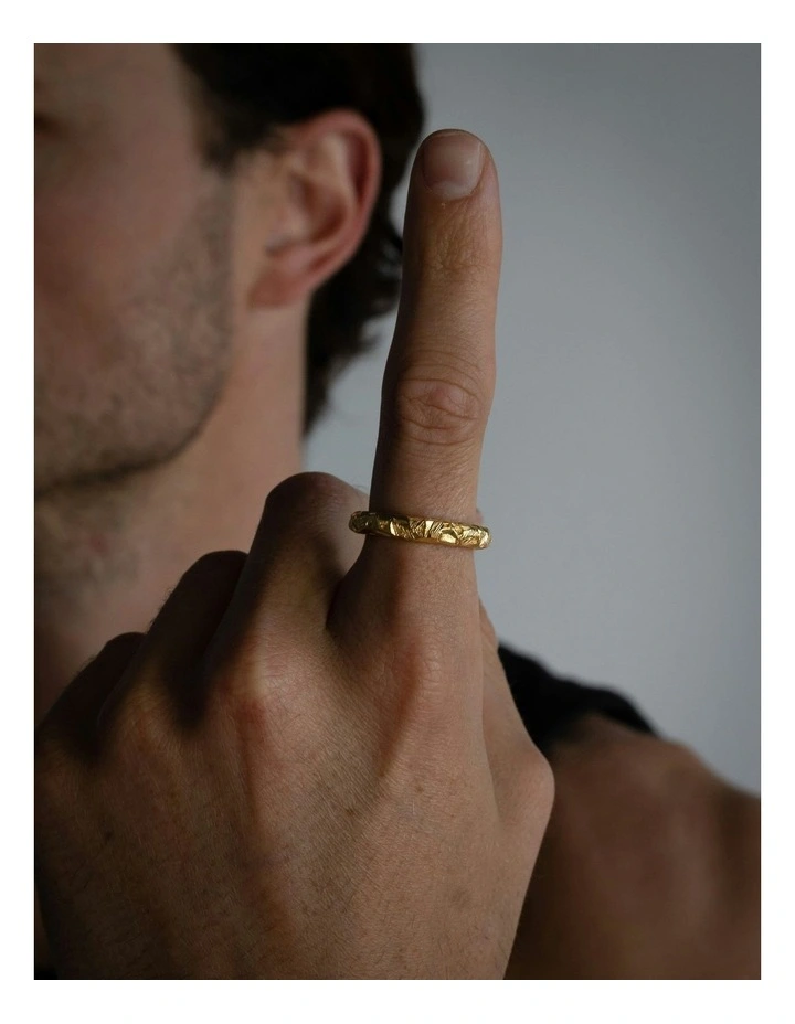 Jasper Ring in Gold