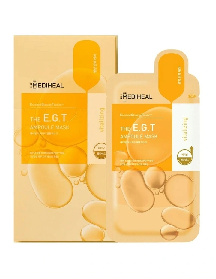 E.G.T Nourishing Ampoule Mask Bundle 10 Pieces