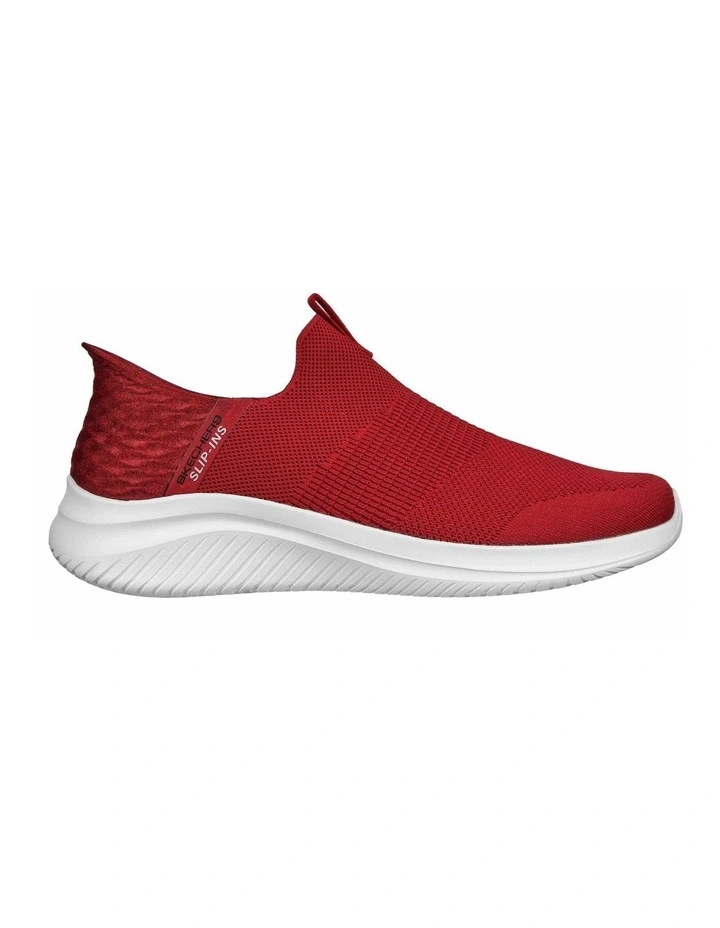 Ultra Flex 3.0 Smooth Step Slip-Ins Sneakers in Burgundy