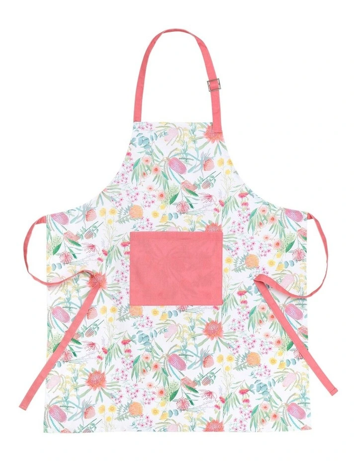 Royal Botanic Gardens Native Blooms Apron 70x85cm in Multi