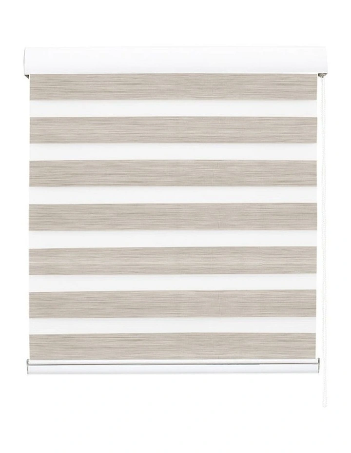 Blackout Zebra Roller Blind Curtains 180x210cm in Beige