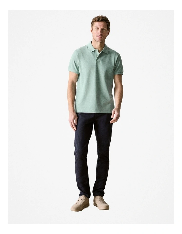 Classic Marle Polo in Jade