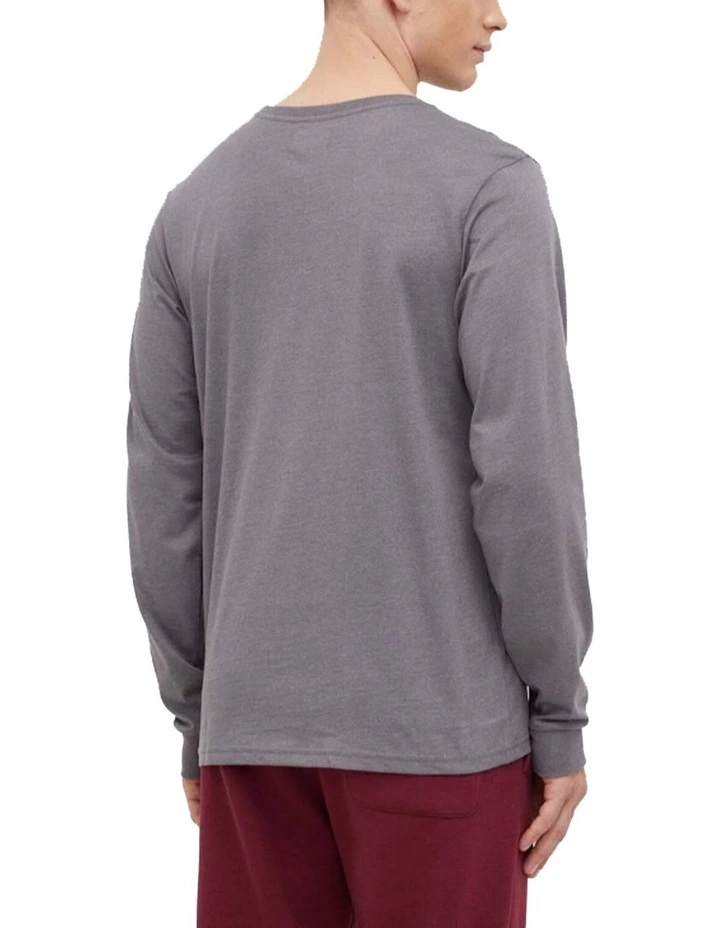 CSC Seasonal Logo Long Sleeve Tee in City Grey Heather