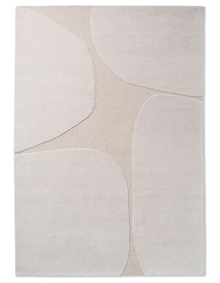 Decor Primi Double Rug 092101 in Cream