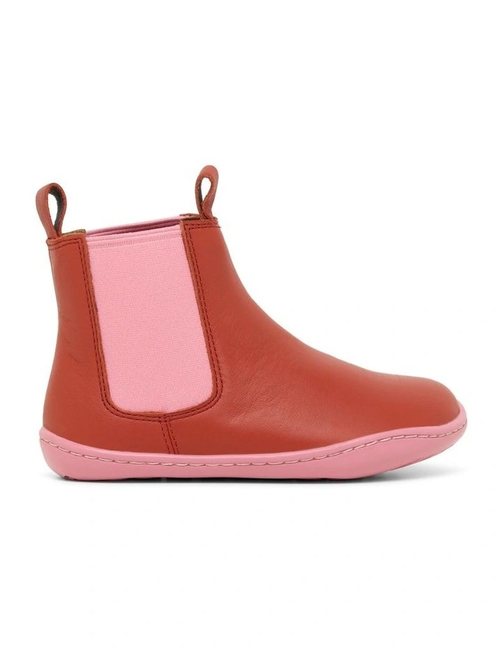 Peu Cami Gusset Youth Boots in Red