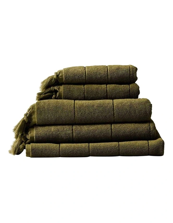 Paros Bath Towel Set in Khaki