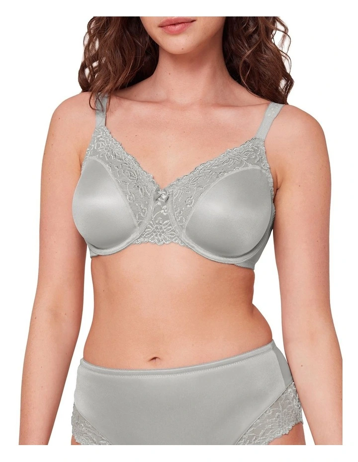Ladyform Soft Underwire Bra in Platinum
