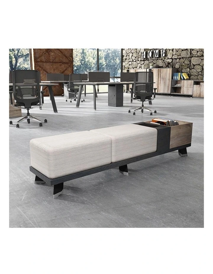 Haldis Bench Mahogany Black