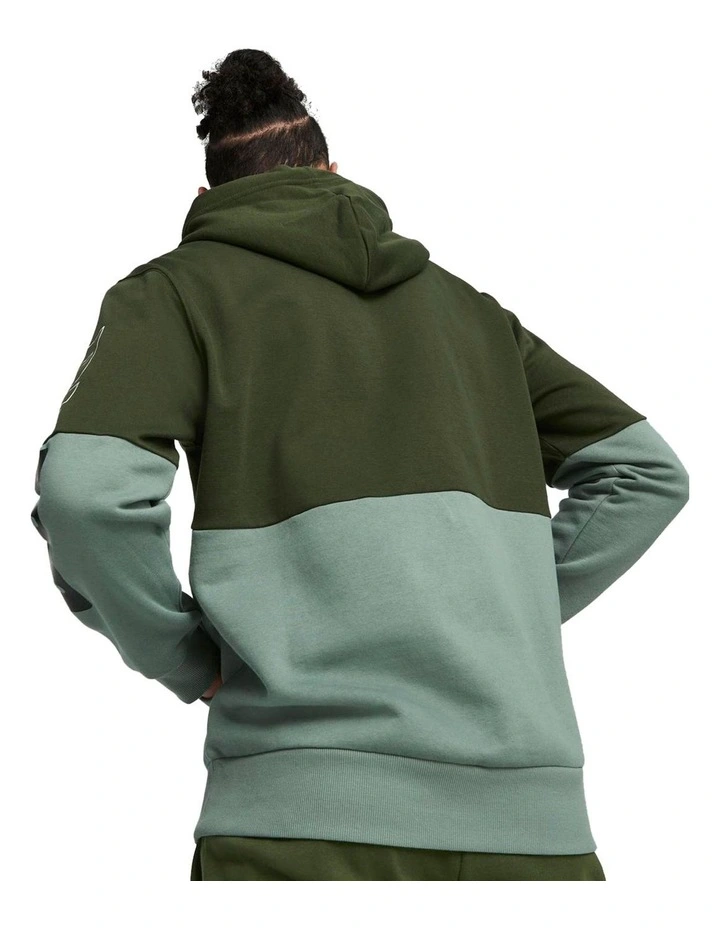 Power Colorblock Hoodie in Myrtle